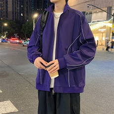 新款秋季港风夜景冲锋衣立领夹克男现货DSA157B-J1567-P70，男装夹克，电商A157B