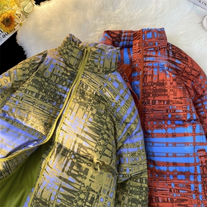 毛毯风 2022冬季新款潮牌男士立领衣百搭服外套女MYZC107P115图片