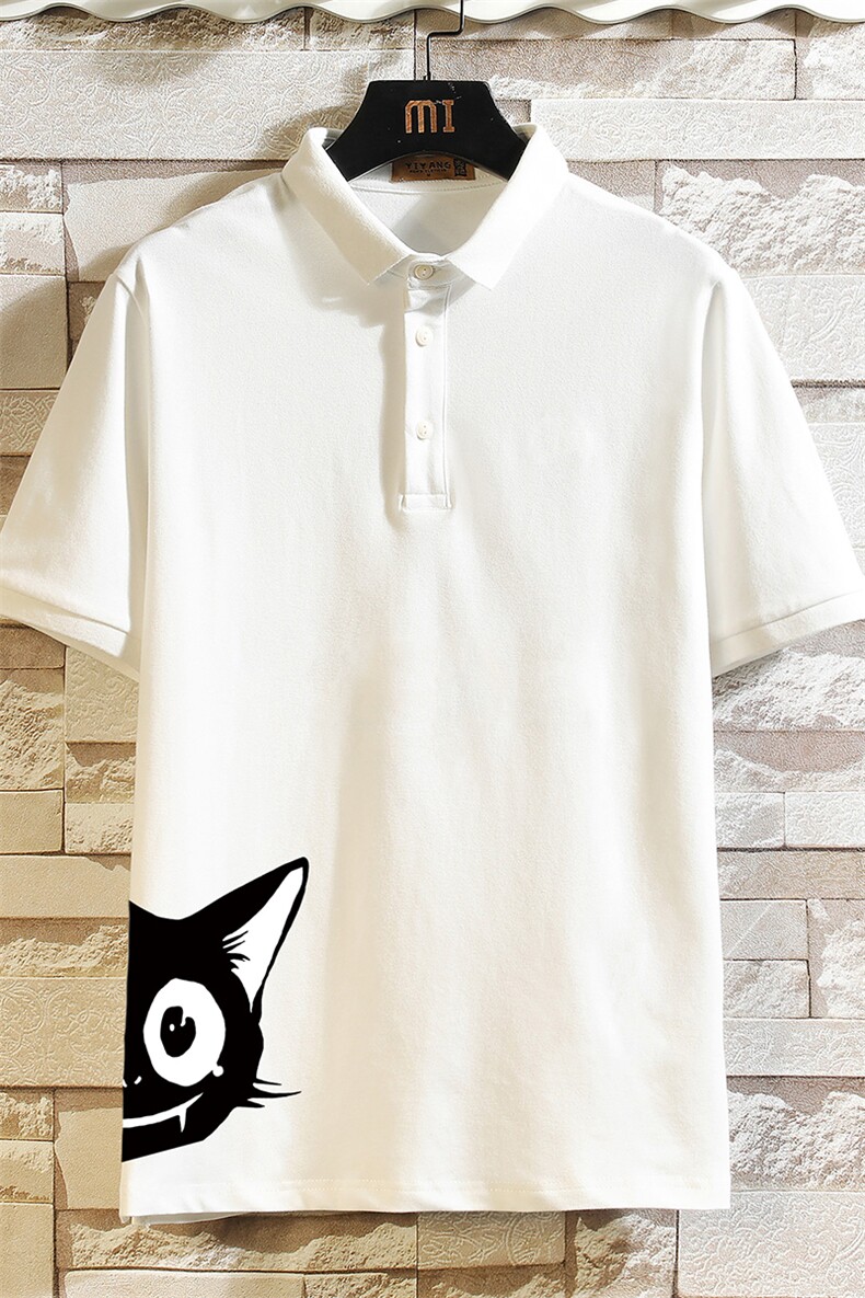 PL57035-P35翻领短袖polo衫男大码胖子半袖t恤男有领保罗衫,男装Polo衫,电商A040A