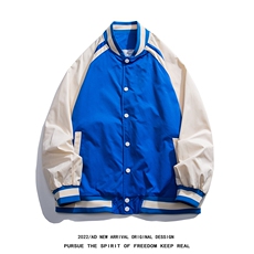 光板得物\唯品二开秋装插肩袖拼色棒球服夹克外套JK870P55，男装夹克，电商A247B
