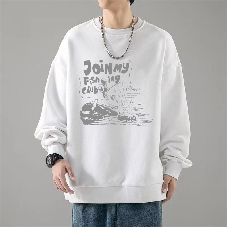 卫衣男女圆领宽松情侣款韩版潮流上衣WY111-P34,男装卫衣,星座208-5