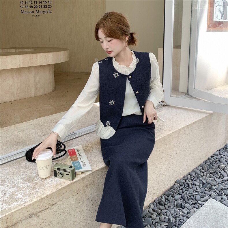 买家秀刺绣时尚套装098-9051三件套P225K338.两件套P175,女装套装/套裙,2C098