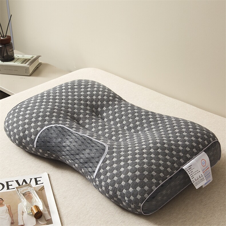 新款黑豆豆水立方spa枕头枕芯跨境电商产品黑豆豆spa枕，枕套/枕芯，一起卖家纺