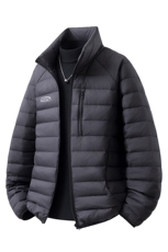 有90绒报告印花轻便M-5XL大码白鸭羽绒服男78187P238控328，男装羽绒服，星座227-7