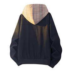美式重磅高品质夹克假两件开衫外套SY8823特P80控158大码4-8XL+5，男装夹克，星座610B-1