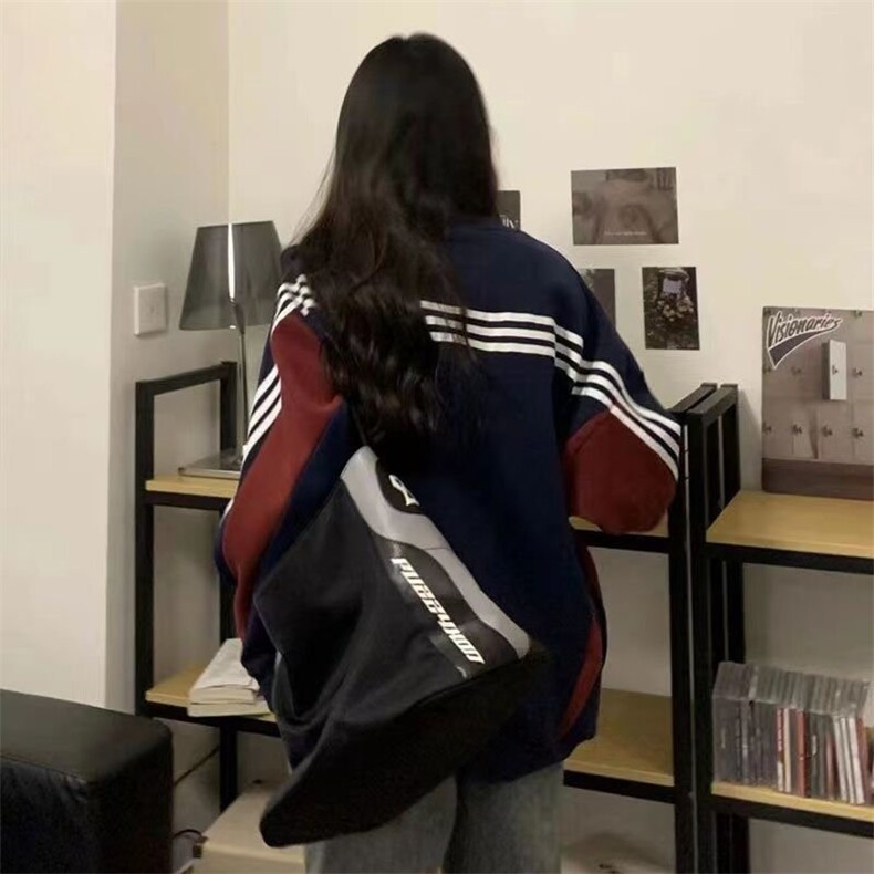 5232-P48华棉复合牛奶丝+银狐绒圆领拼接长袖卫衣加绒/薄款女,女装卫衣/绒衫,星座617A-2