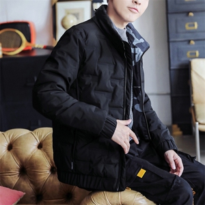 冬天羽绒服男 2021新款立领羽绒外套潮DS570T图片