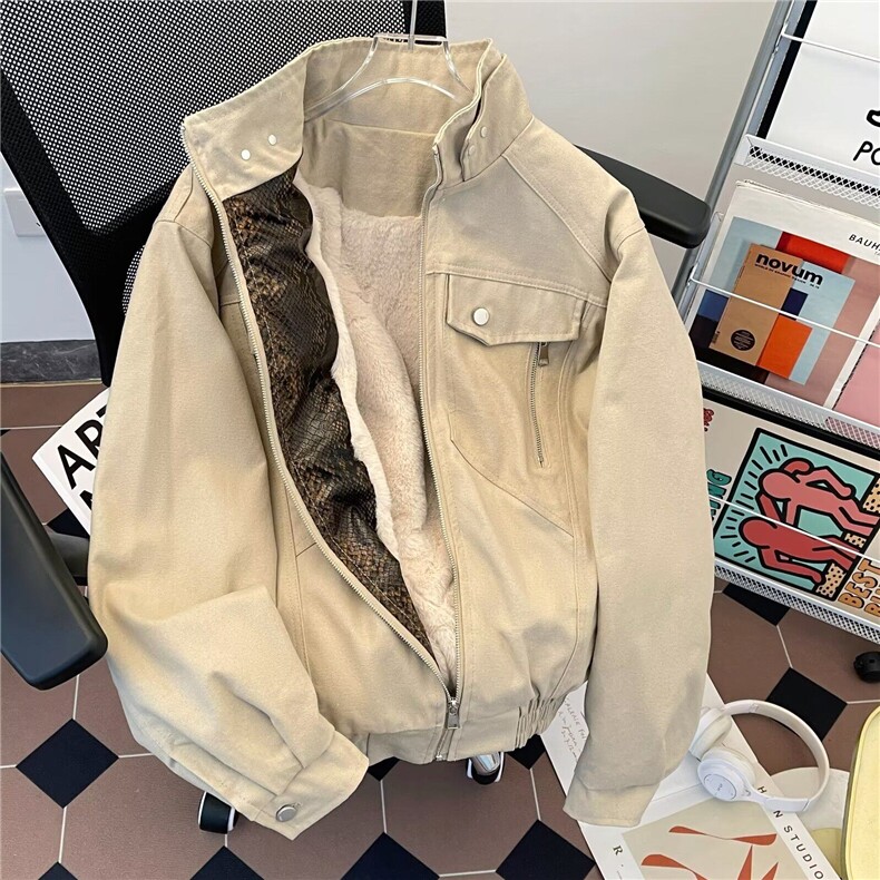 棉服男女韩版潮流高街百搭保暖2024冬ins宽松棉衣外套MF340-P188,男装棉衣,星座412-2