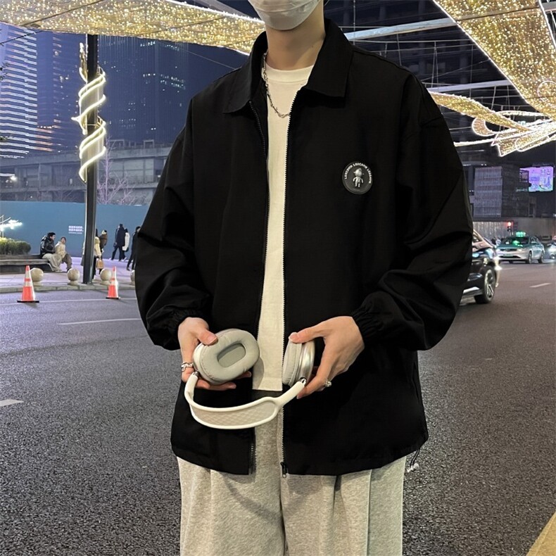 风衣男冬季篮球系列时尚舒适简约保暖宽松休闲外套JK669,男装风衣,星座1116A-1（原606A）
