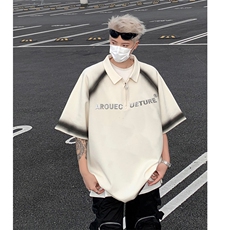 polo衫短袖t恤男夏季宽松休闲半拉链体恤衫XZ514-2-202483-P63，男装T恤，星座514-2(原B239)