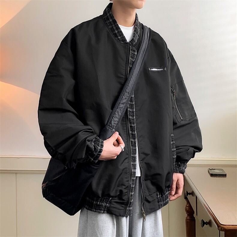 Wt010-P60美式复古拼接飞行员BF夹克棒球服,男装夹克,星座1501-1