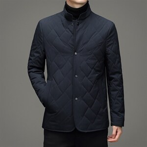 中年男新款冬季加厚棉服爸爸冬装短款棉衣外套 ZL18108-P165图片