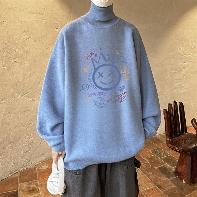 控68高领毛衣男士大码内搭毛线衣男GM45180-P45加绒款-P65,男装针织衫/毛衣,电商A040