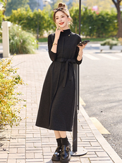 收腰小个子显瘦打底上衣两件套2025春季新款气质高级感套装连衣裙，女装套装/套裙，依万里