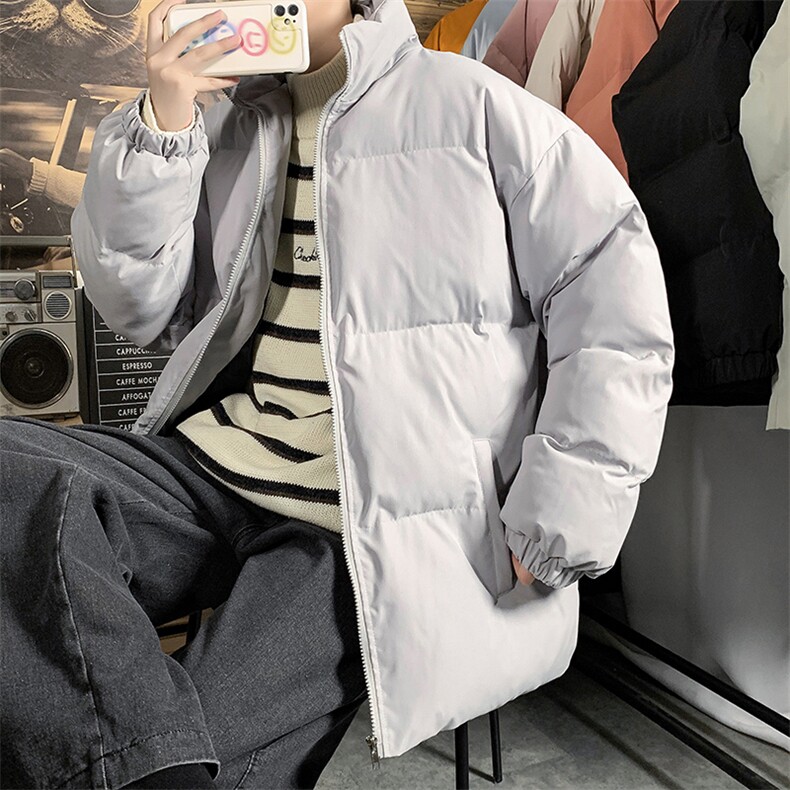 港风2025秋冬新款棉衣男帅气立领韩版潮流A177-M288-P5588,男装棉衣,电商A177