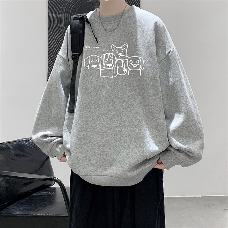 8XL圆领卫衣男超大码胖子肥佬大号长袖t恤S6404-P28,男装T恤,电商A040