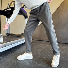 加绒加厚男装抓绒休闲裤品质款常规版型C317-65306-P78，男装卫衣，电商C317