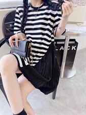 韩版拼接连衣裙，女装连衣裙，依多坊