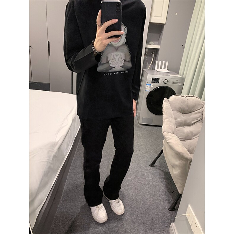 现货 已做版权 黑神话悟空齐天大圣周边圆领纯棉长袖WY26-P30控48图片