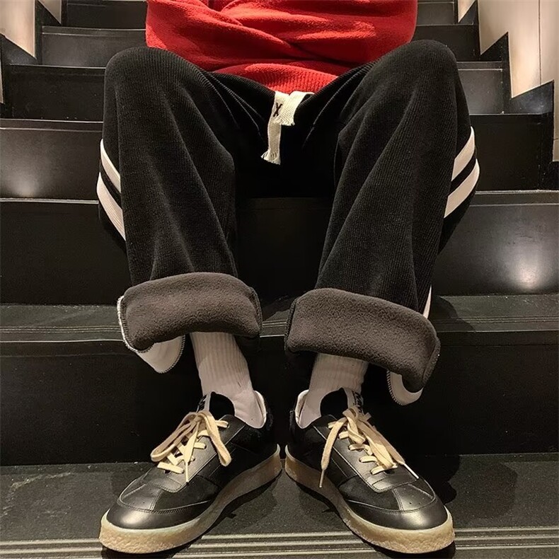 男秋季新款港风休闲裤GD01P38加绒,男装休闲裤,星座1116-2