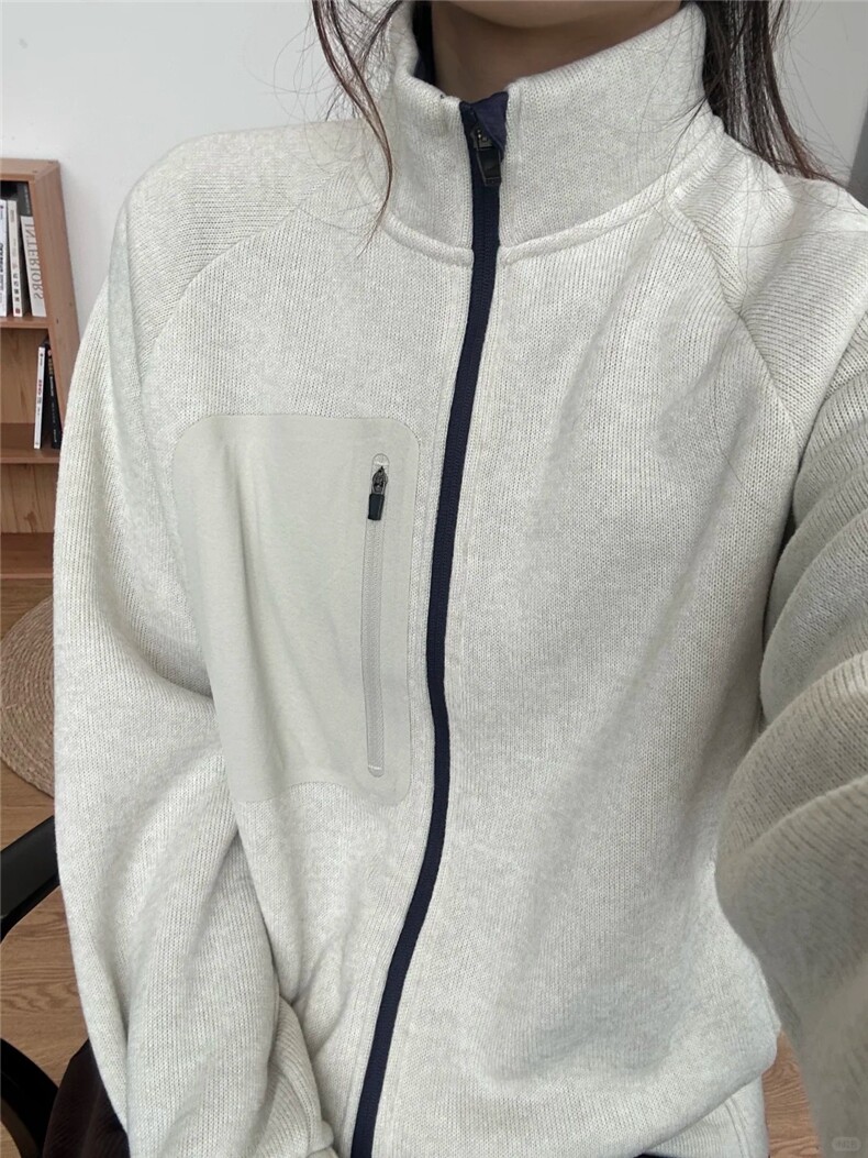 针织拉链夹克外套1302-GS10-P75成分100聚酯纤维,男装夹克,星座1302