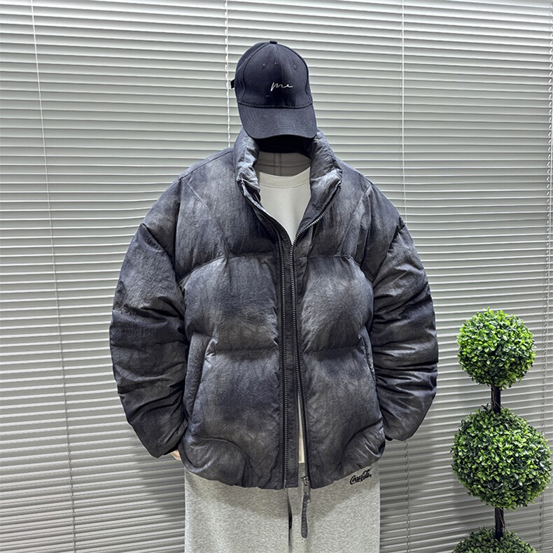 2025新标90白鸭绒高科技晕染风高品质加厚羽绒服男341-P380,男装羽绒服,钱塘708(原3018)