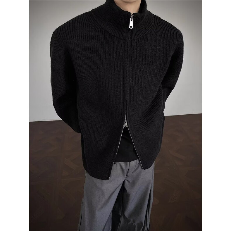 开衫毛衣文艺日系流行ins百搭慵懒时尚新款原宿潮流简约气质，男装针织衫/毛衣，星座506A