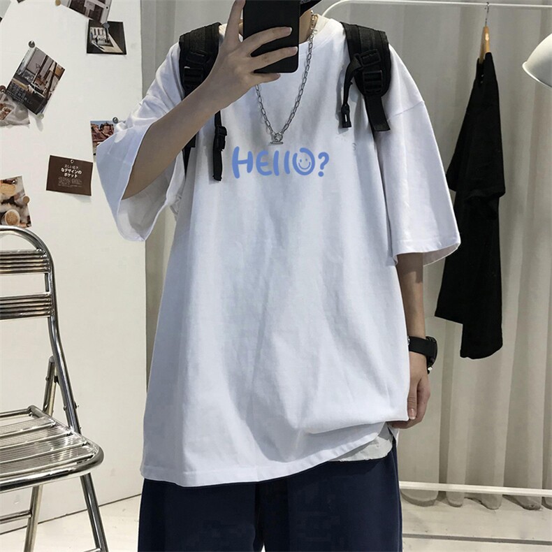 T02情侣中性大码男女圆领发泡凸感印花短袖五分袖T学生文艺TEE潮,男装T恤,星座115A(原星座507）