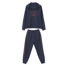 2024年春秋季新款连帽卫衣两件套中老年运动服套装，女装套装/套裙，忆绮罗