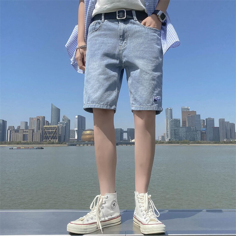 潮流春季牛仔裤男牛仔短裤K0101P37,男装牛仔裤,星座1116-2