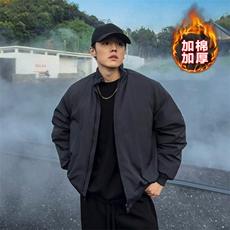 网图现货10w件防水痞帅高街短款夹克棉衣外套男J5232J加棉-特P55，男装夹克，电商A001