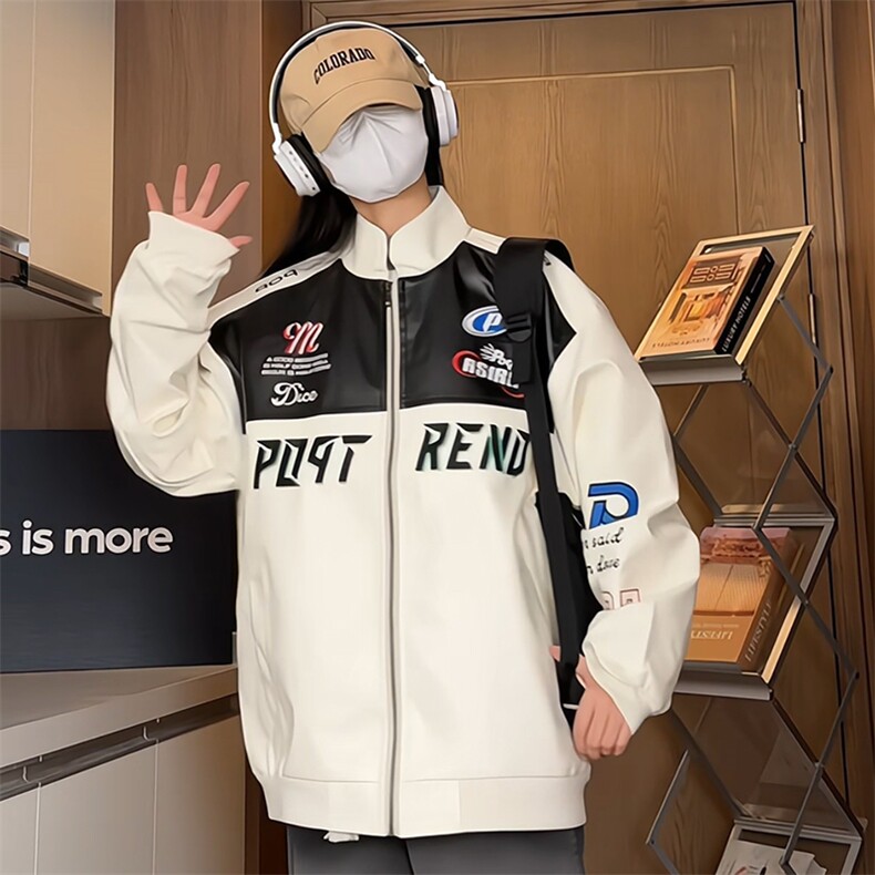 机车服皮衣PU皮夹克外套 NCF18-P98 控139图片