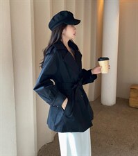 香丽迪秋装新款短款风衣，女装风衣，香丽迪1