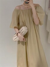 系带两穿长裙，其它，驿谷