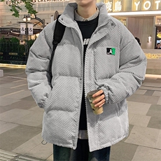 特批P100无差价冬新纹理感雪尼尔棉衣男欧棉绒青少年保暖棉衣M95，男装棉衣，电商A001-1