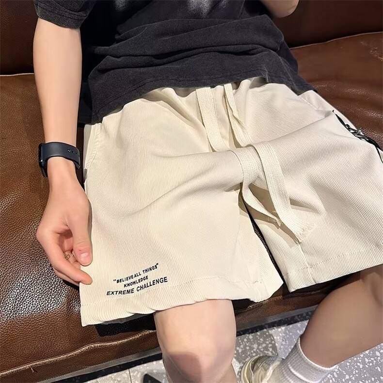 休闲短裤男韩版潮流大口袋个性痞子帅2024夏季ins五分裤K3979-P33,男装休闲裤,星座412-3