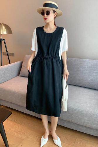 夏季铜氨丝连衣裙图片
