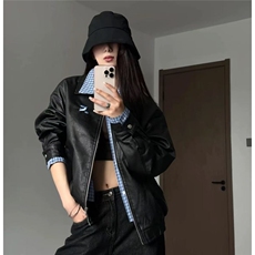 美式撞色拼接夹克男款秋季cleanfit飞行员棒球服外套休闲开衫上衣，男装夹克，星座1210-1