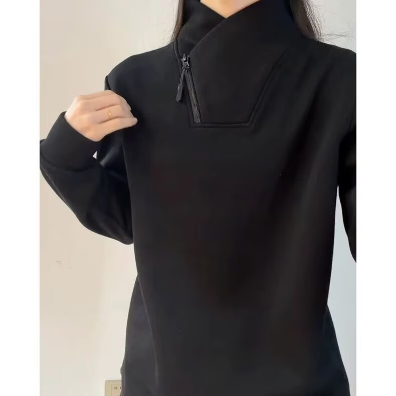 半拉链运动加绒卫衣套头长袖银狐绒衣服男女休闲秋冬WY65,男装卫衣,星座1116A（原606A-3）