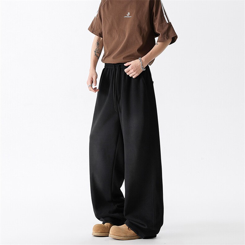 休闲裤男春夏新款港风宽松水洗棉卫裤运动裤CK8306-特P40,男装休闲裤,星座214-3