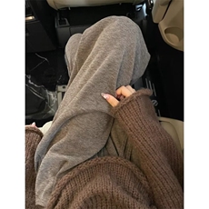 2025新款宽松休闲裤男女韩版潮流百搭阔腿拖地长裤，男装休闲裤，四季星座505