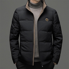 CSYR95510钱塘2020-2冬季厚款时尚休闲立领中年男士羽绒服P245，男装羽绒服，钱塘207-2