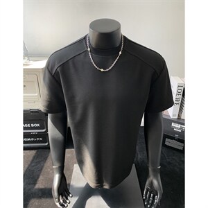 主推夏季新品2026玉米格半袖打底衫男士夏装短袖T恤上衣S408-特19，男装T恤，电商A233-1