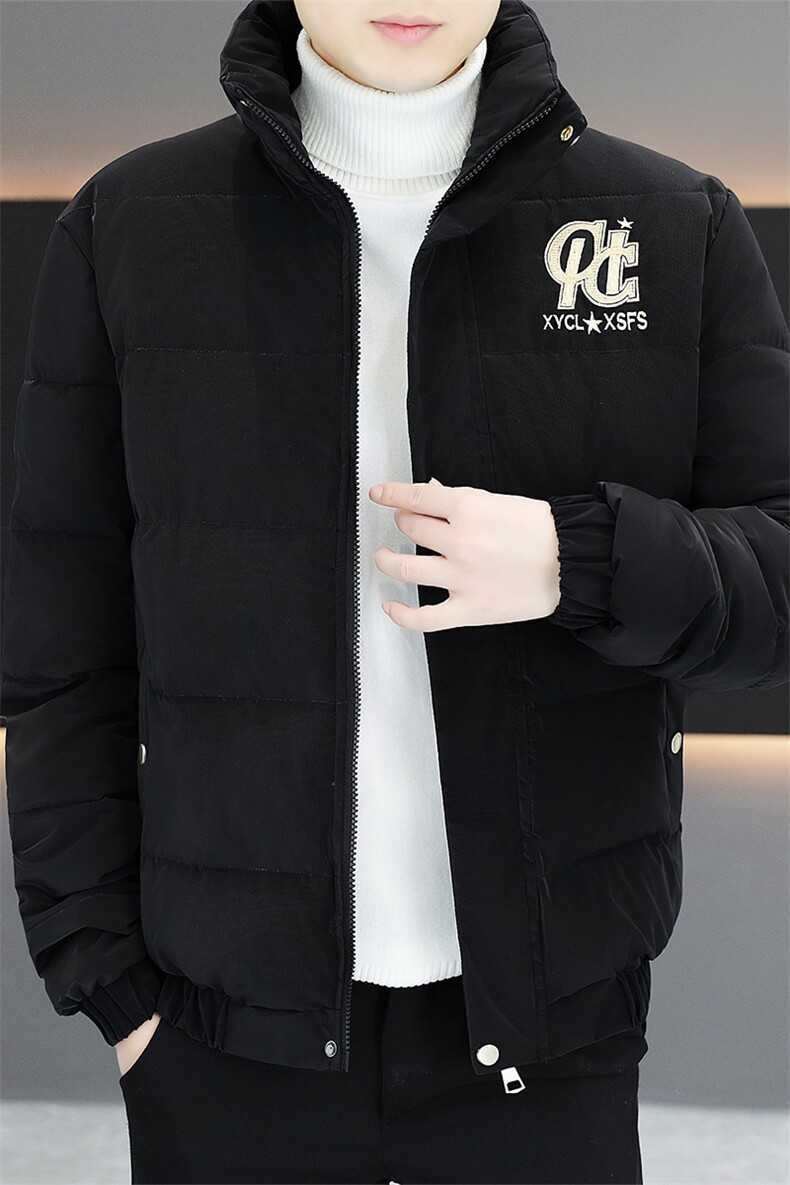 1018-MY929-P80新款立领棉衣男韩版休闲痞帅个性棉服冬装保暖外套,男装棉衣,星座1018
