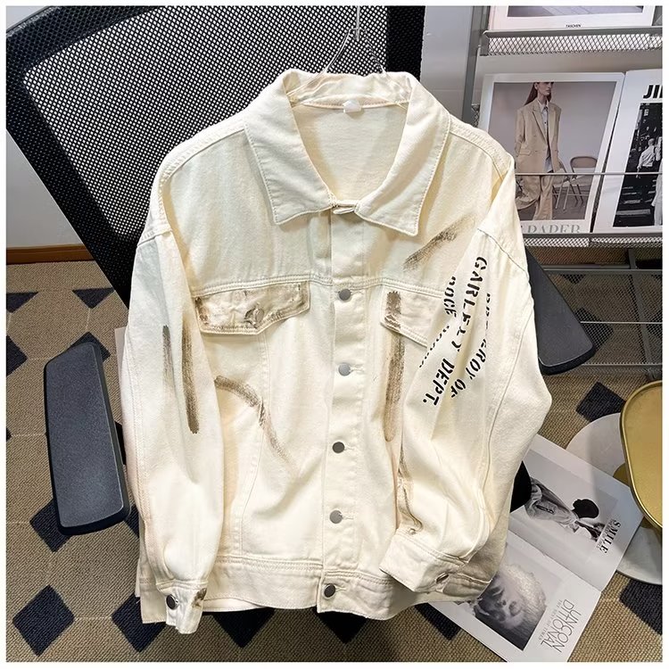 春夏新款牛仔外套男时尚高街休闲夹克青年港风休闲外套WT2215p68,男装夹克,星座1013