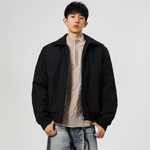 冬装老钱风加棉加厚夹克外套棉服男女翻领棉衣棒球服潮 M813-P65图片