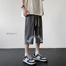 冰丝七分裤男大码速干短裤男五分裤QK72272-P25，男装休闲裤，电商A040