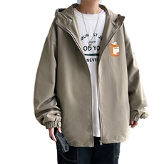 ！港风风衣男短款长袖夹克男休闲外套男上衣男DJK55-P45，男装夹克，电商B371