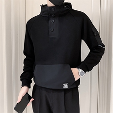 卫衣男2025新款秋季潮牌立领连帽春装上衣外套A313-1-6126-P88，女装短外套，电商A313-1