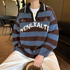 B340P58秋装男装高领毛衣外套时尚休闲男装上衣，男装针织衫/毛衣，星座512-6
